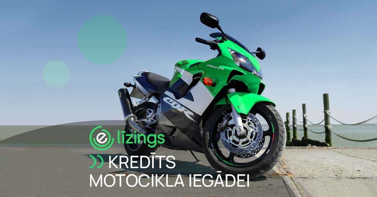 bilde kredīts motocikla iegādei