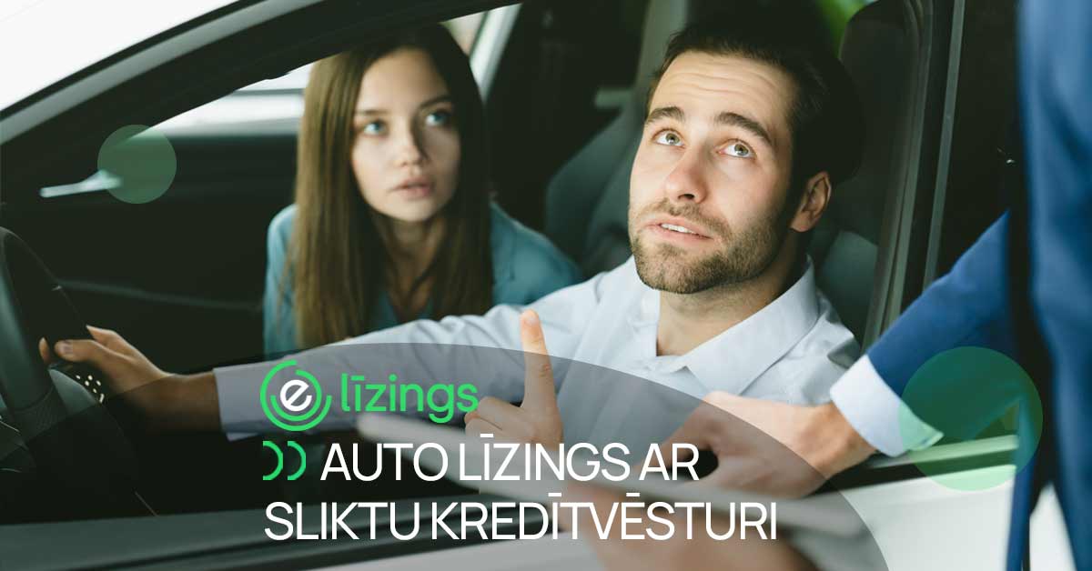 bilde auto līzings ar sliktu kredītvēsturi