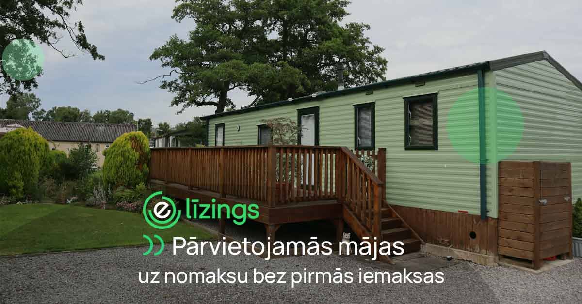 bilde pārvietojamās mājas uz nomaksu bez pirmās iemaksas