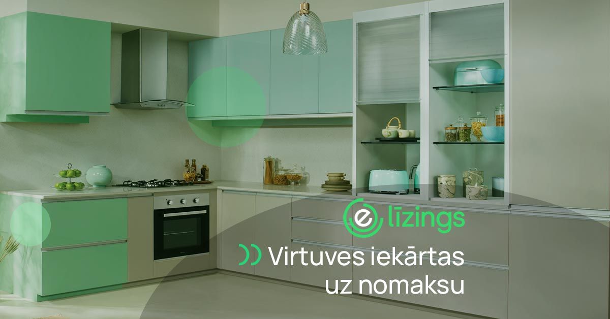 bilde virtuves iekārtas uz nomaksu