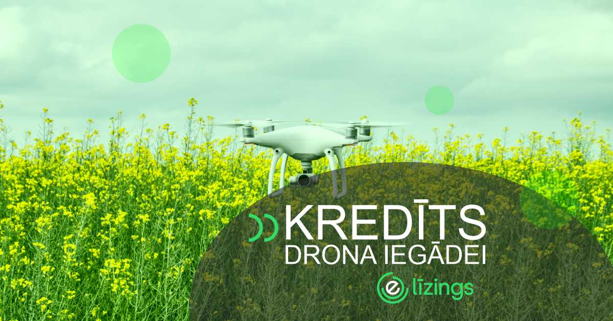 bilde kredīts drona iegādei