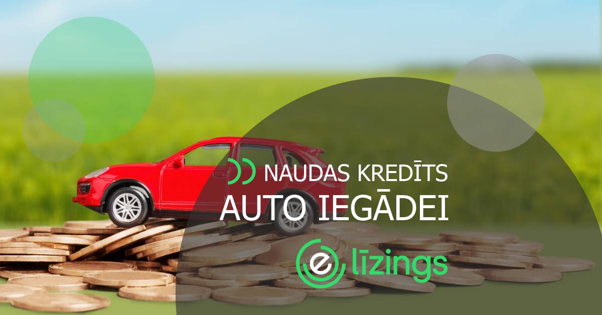 bilde naudas kredīts auto iegādei